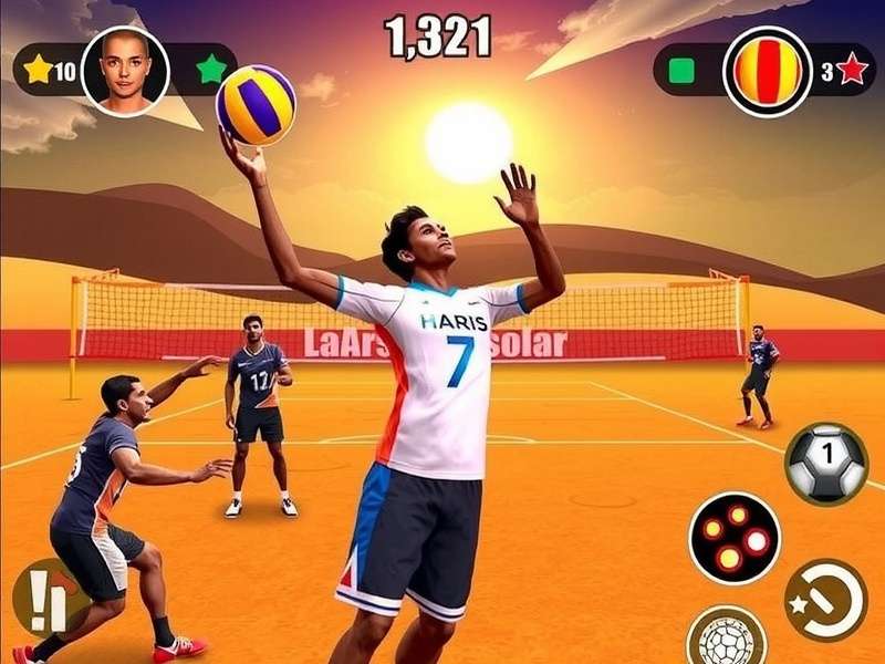 Tamil Nadu Volley Slayers Gameplay Screenshot